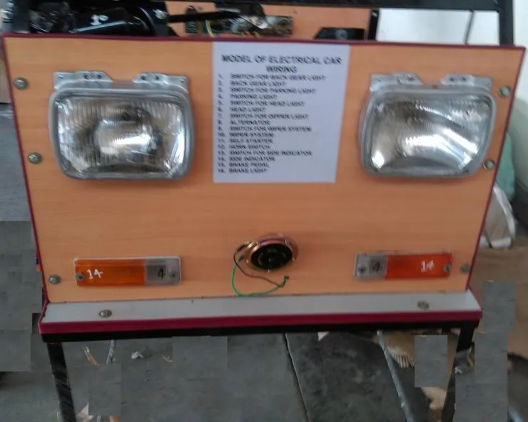 Layout of Car Wiring (Electrical Board)